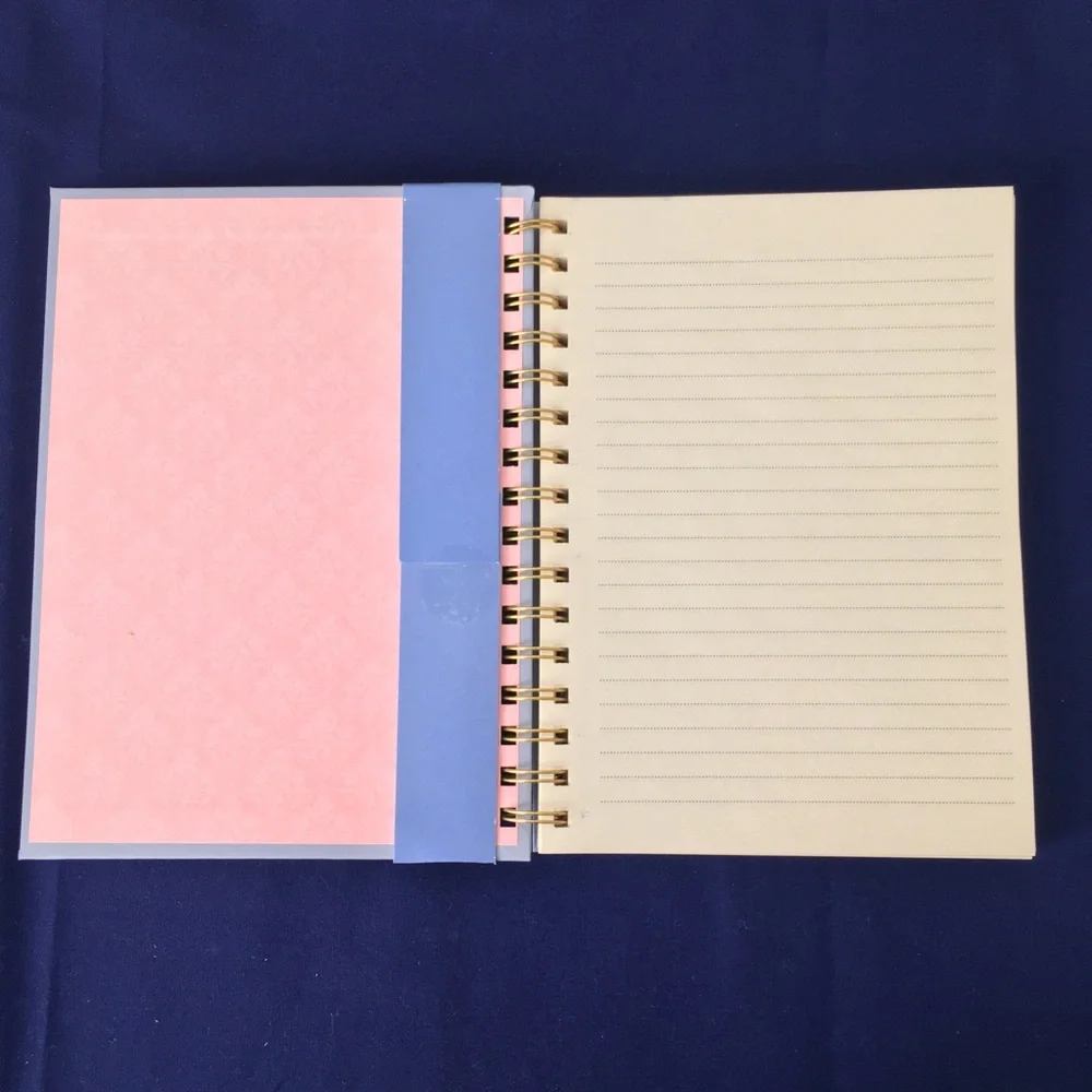 Clementine Spiral Notebook ~ Elegant Swan
